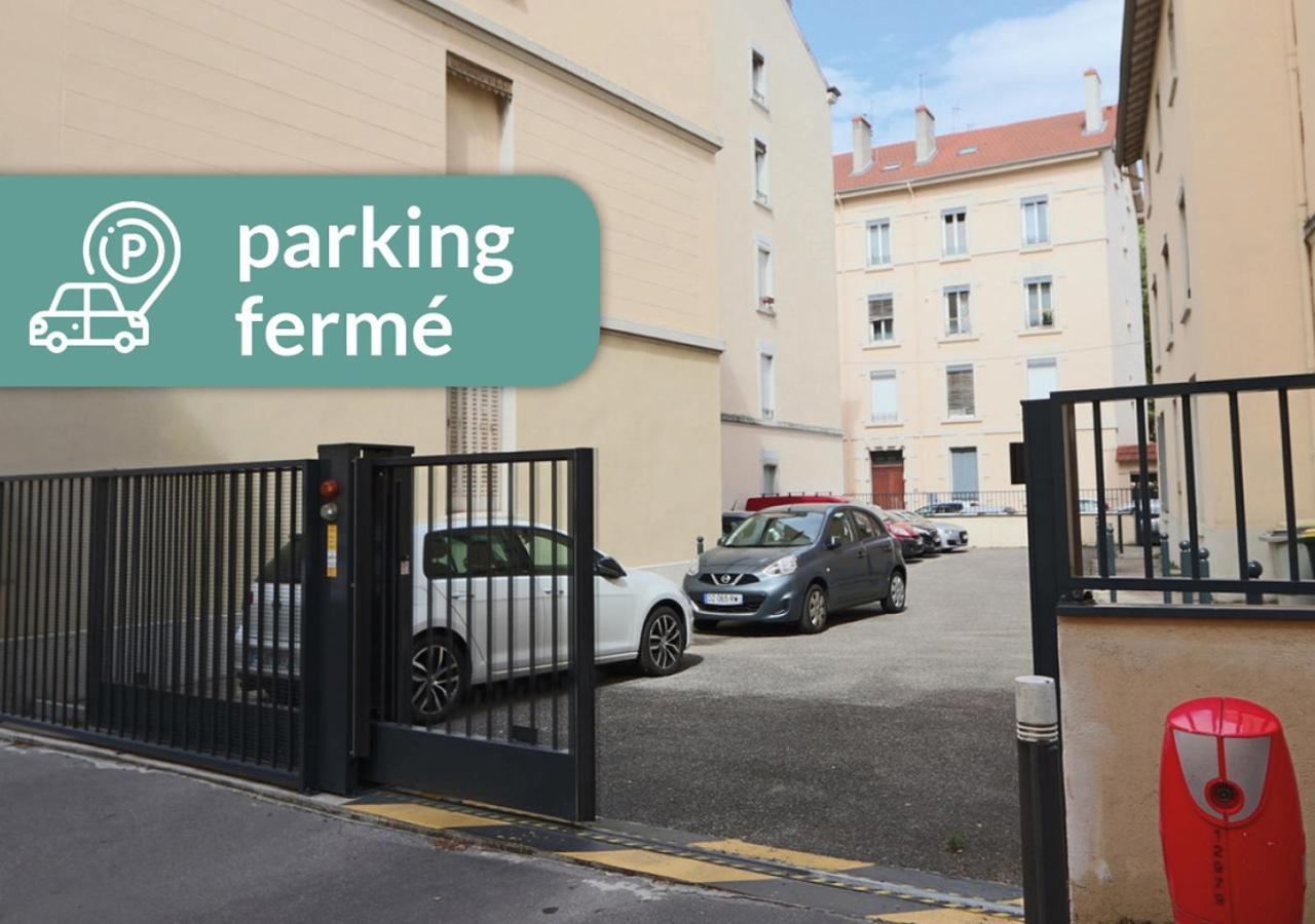 Cosy Appartement Lyon Valmy - Parking Exterior photo